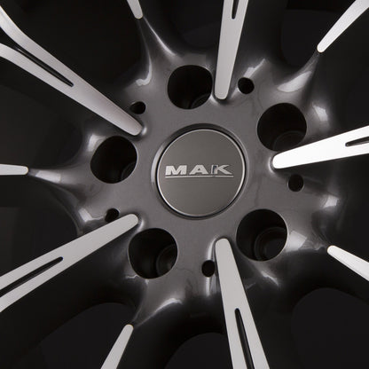 Mak Fabrik Gun Metal Mirror Face Alufelge 9x20 Zoll ET44 LK 5x120 ML72.6 – Bild 5