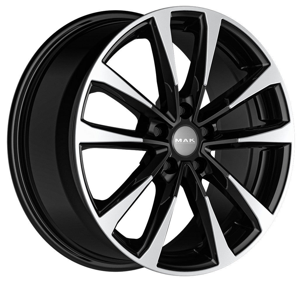 Mak Main black mirror Alufelge 6.5x16 Zoll ET42 LK 5x112 ML57.1 – Bild 3