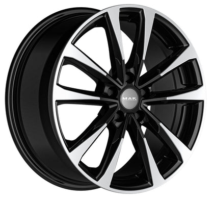 Mak Main black mirror Alufelge 6.5x16 Zoll ET42 LK 5x112 ML57.1 – Bild 3