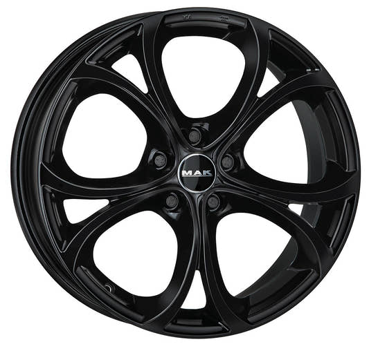 Mak Lario gloss black Alufelge 8.5x19 Zoll ET30 LK 5x110 ML65.1