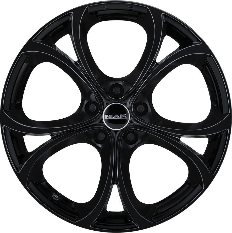 Mak Lario gloss black Alufelge 9x20 Zoll ET29 LK 5x110 ML65.1 – Bild 2