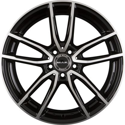 Mak Evo Black Mirror Face Alufelge 9x20 Zoll ET57 LK 5x112 ML66.6