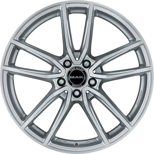 Mak Evo silver Alufelge 9x20 Zoll ET33 LK 5x112 ML66.6 – Bild 2