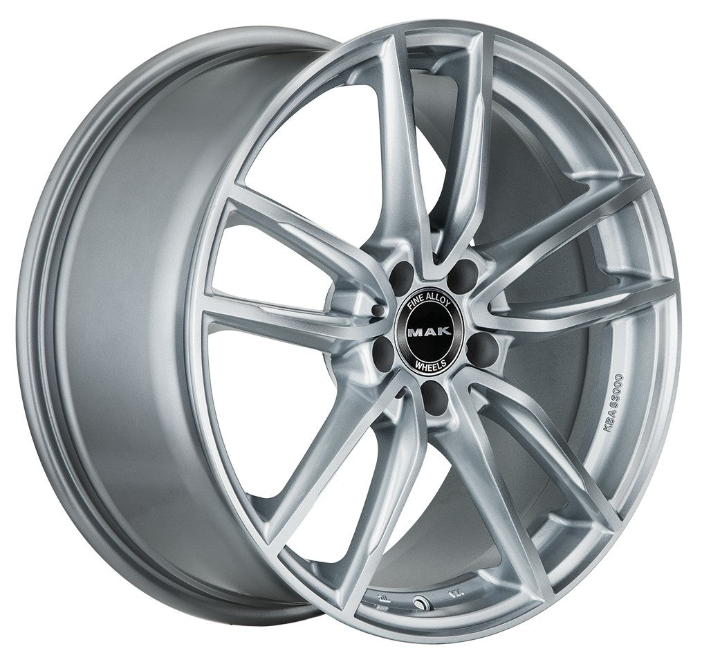 Mak Evo silver Alufelge 9x20 Zoll ET33 LK 5x112 ML66.6 – Bild 3