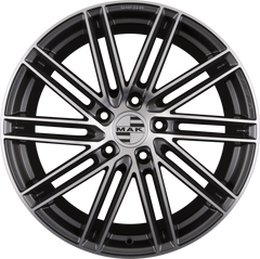 Mak Leipzig Gun Metal Mirror Face Alufelge 10x21 Zoll ET19 LK 5x112 ML66.6