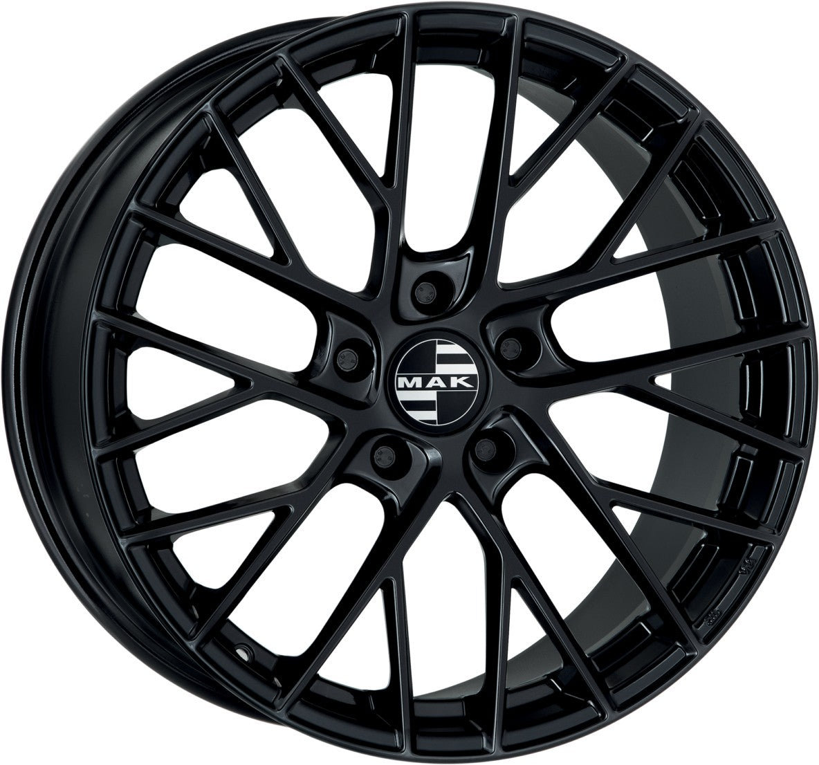 Mak Monaco-D gloss black Alufelge 11x20 Zoll ET66 LK 5x130 ML71.6