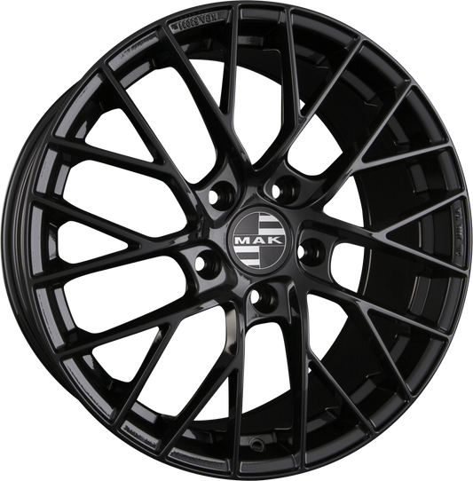 Mak Monaco Gloss Black Alufelge 11x19 Zoll ET50 LK 5x130 ML71.6 – Bild 2