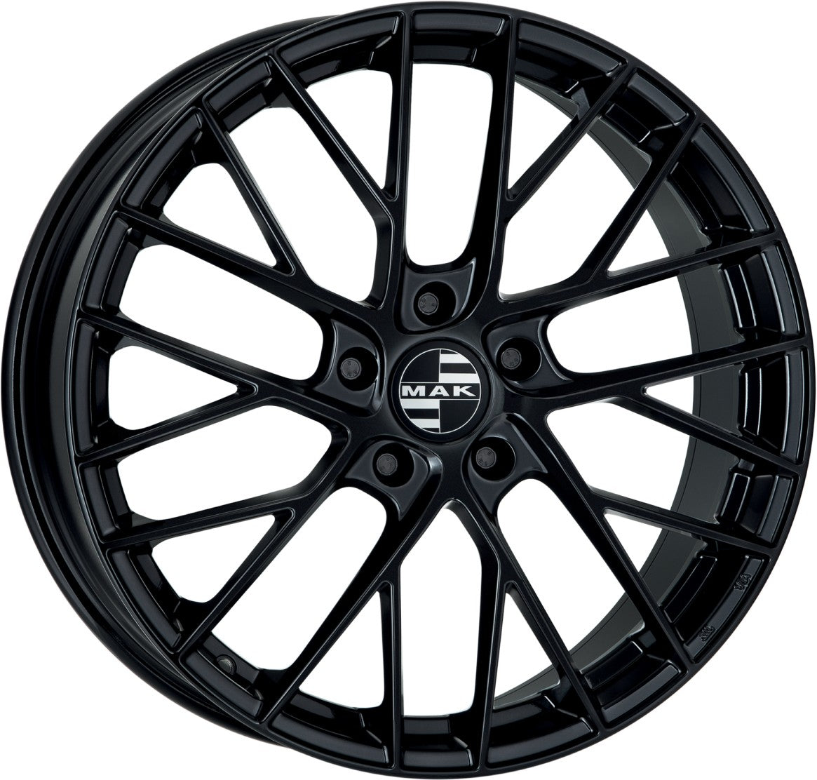 Mak Monaco gloss black Alufelge 8.5x21 Zoll ET51 LK 5x130 ML71.6