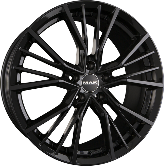 Mak Union Gloss Black Alufelge 8.5x21 Zoll ET43 LK 5x112 ML57.1 – Bild 2