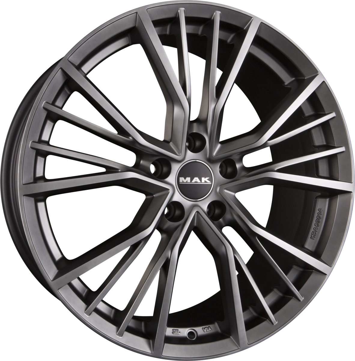 Mak Union Light Titan Alufelge 8.5x21 Zoll ET33 LK 5x112 ML57.1 – Bild 2