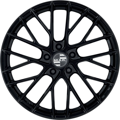 Mak Monaco gloss black Alufelge 8.5x19 Zoll ET52 LK 5x130 ML71.6 – Bild 2