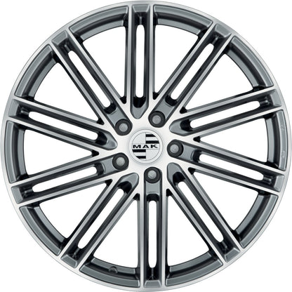 Mak Leipzig gun metallic mirror Alufelge 9x20 Zoll ET26 LK 5x112 ML66.45 – Bild 2