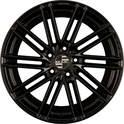Mak Leipzig gloss black Alufelge 9.5x21 Zoll ET46 LK 5x130 ML71.6 – Bild 3