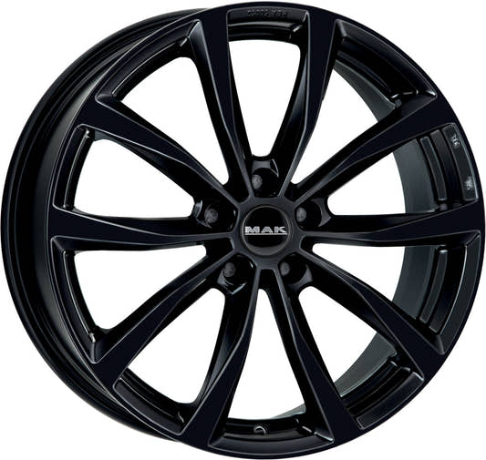 Mak Wolf gloss black Alufelge 7x18 Zoll ET41 LK 5x110 ML65.1