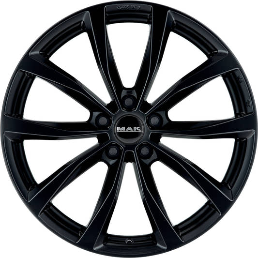 Mak Wolf gloss black Alufelge 7x18 Zoll ET41 LK 5x110 ML65.1 – Bild 2