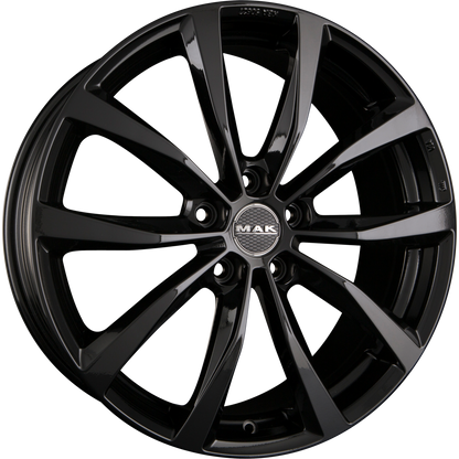 Mak Wolf gloss black Alufelge 7x18 Zoll ET43 LK 5x112 ML57.1 – Bild 4