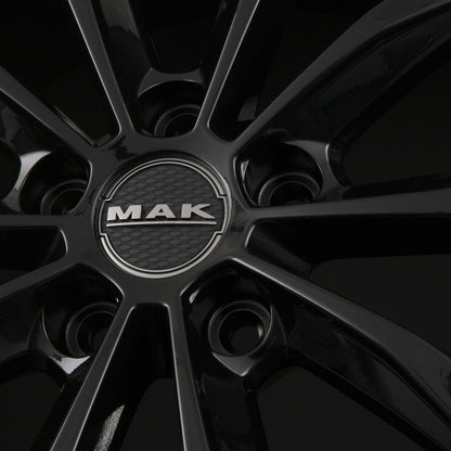 Mak Wolf gloss black Alufelge 7.5x18 Zoll ET42 LK 5x112 ML76 – Bild 7