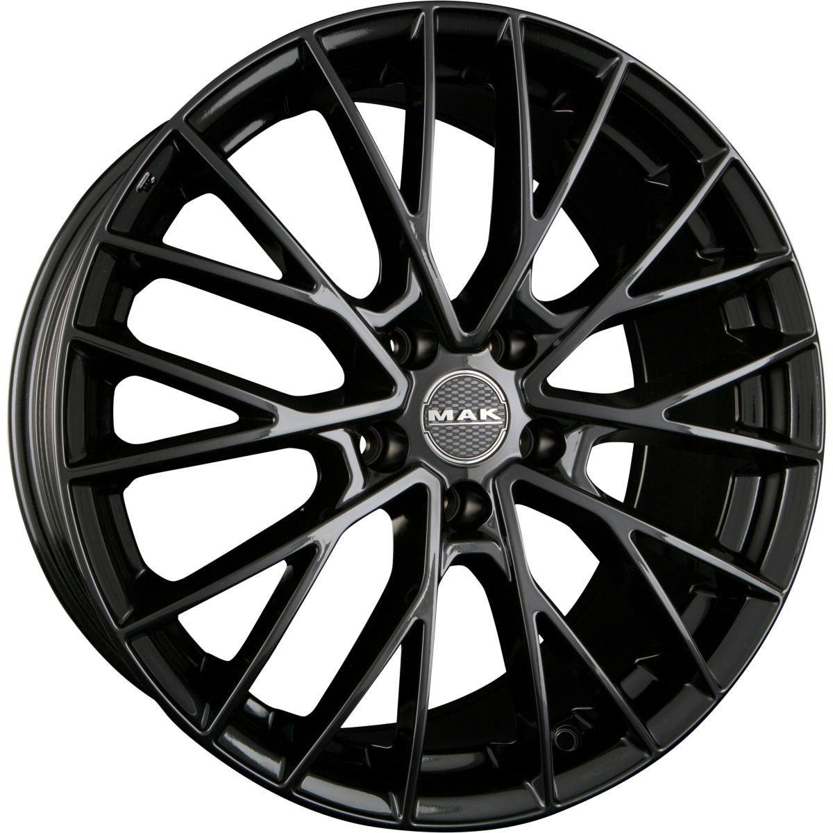 Mak Speciale Gloss Black Alufelge 11x20 Zoll ET41 LK 5x112 ML66.6 – Bild 2
