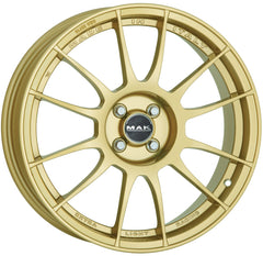 Mak XLR gold Alufelge 7x17 Zoll ET35 LK 4x100 ML72