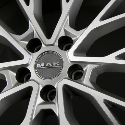 Mak Speciale Graphite Mirror Face Alufelge 9.5x20 Zoll ET41 LK 5x112 ML66.6 – Bild 4
