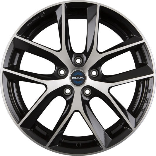 Mak Voltage Black Mirror Face Alufelge 8.5x19 Zoll ET40 LK 5x114.3 ML64.1