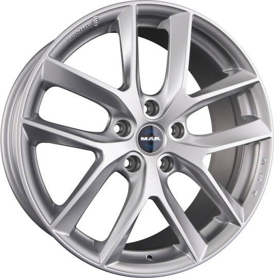 Mak Voltage Silver Alufelge 8.5x19 Zoll ET40 LK 5x114.3 ML64.1 – Bild 2