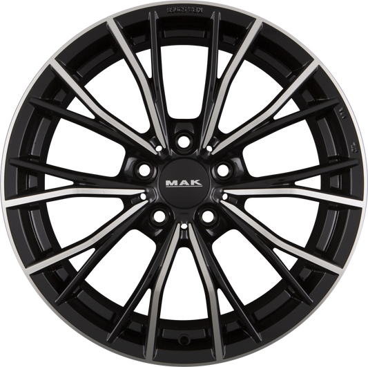 Mak Mark Black Mirror Face Alufelge 7.5x18 Zoll ET45 LK 5x120 ML72.6
