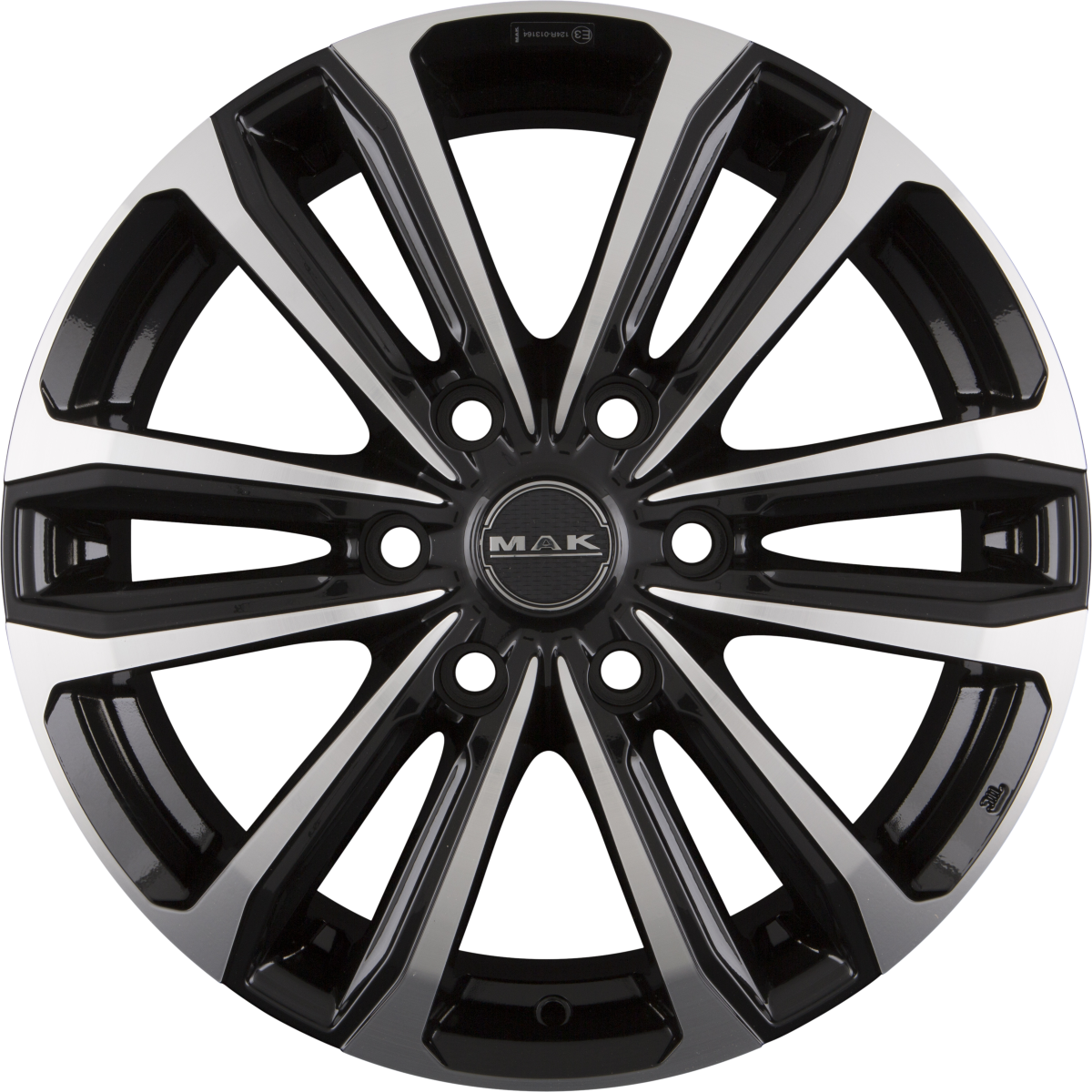 Mak Safari 6 Black Mirror Alufelge 7.5x18 Zoll ET38 LK 6x139.7 ML67.1