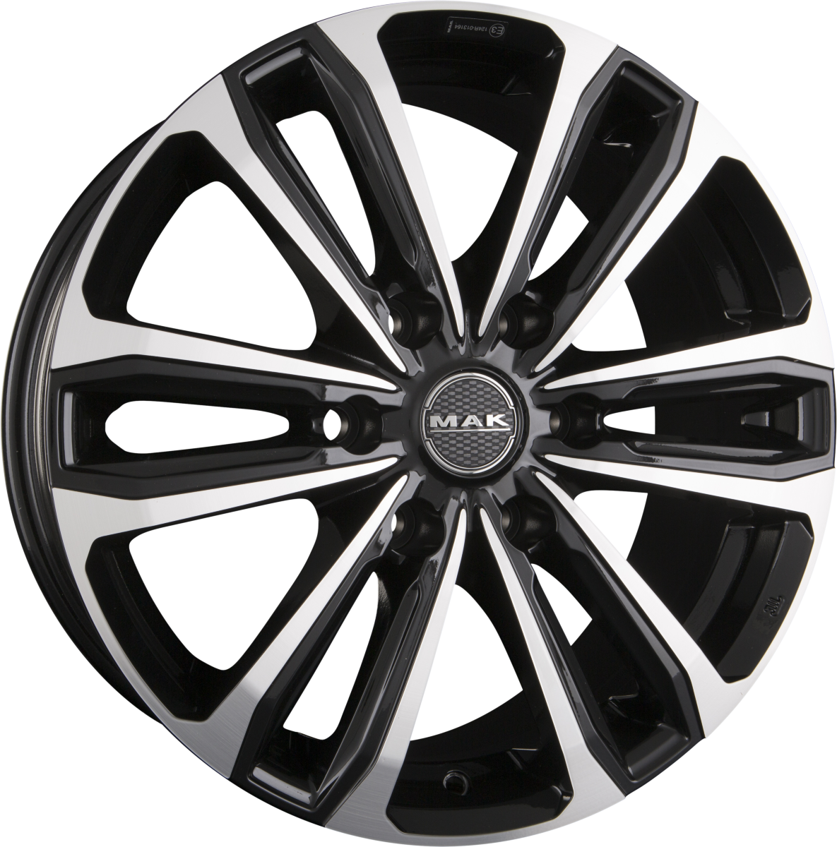 Mak Safari 6 Black Mirror Alufelge 7.5x18 Zoll ET38 LK 6x139.7 ML67.1 – Bild 2