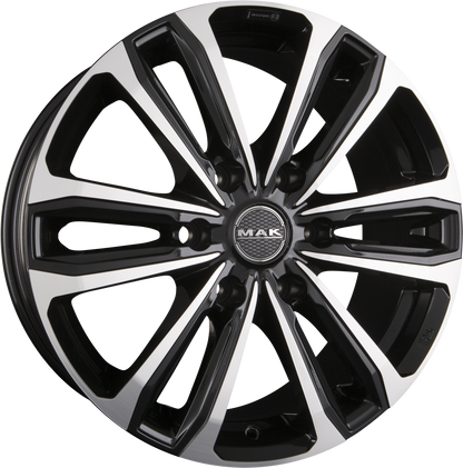 Mak Safari 6 Black Mirror Alufelge 7.5x18 Zoll ET38 LK 6x139.7 ML67.1 – Bild 2