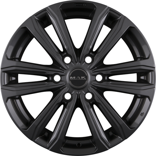 Mak Safari 6 Gloss Gun Metallic Alufelge 7.5x18 Zoll ET38 LK 6x139.7 ML67.1