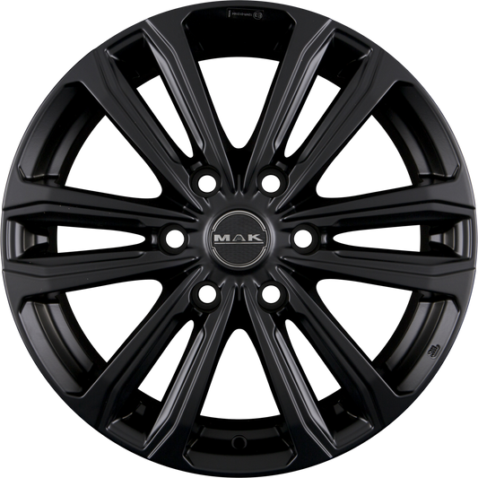 Mak Safari 6 Matt Black Alufelge 7.5x18 Zoll ET38 LK 6x139.7 ML67.1