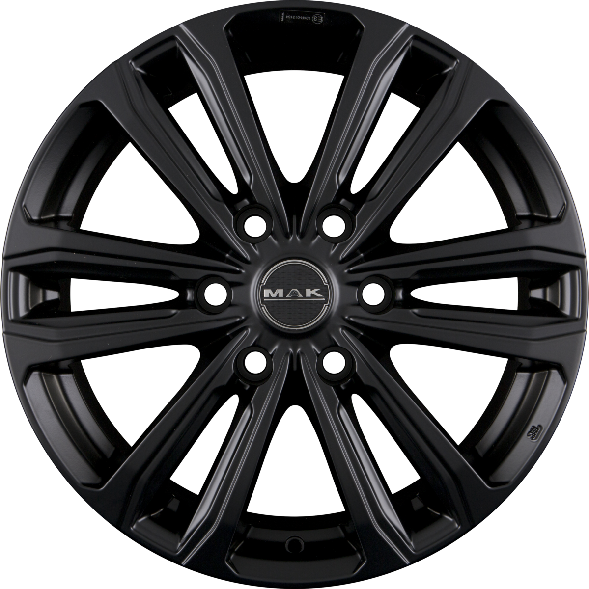 Mak Safari 6 Matt Black Alufelge 7.5x18 Zoll ET38 LK 6x139.7 ML67.1