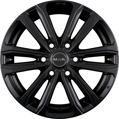 Mak Safari 6 Matt Black Alufelge 7.5x18 Zoll ET38 LK 6x139.7 ML67.1