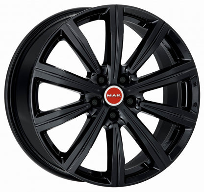 Mak Birmingham gloss black Alufelge 8.5x20 Zoll ET43 LK 5x120 ML72.6