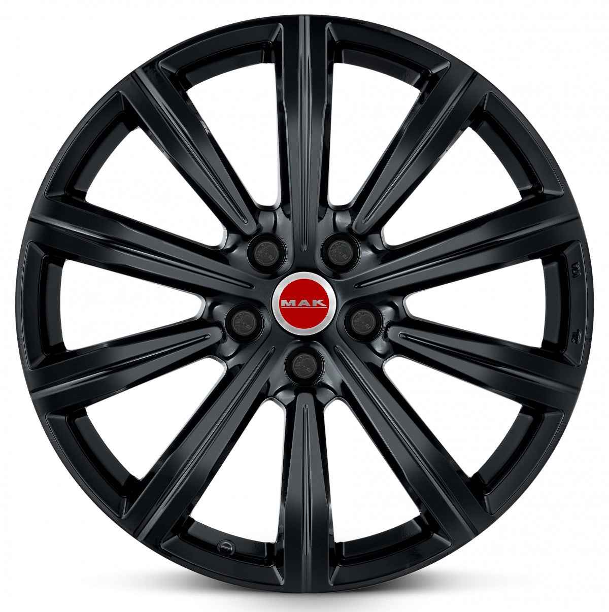 Mak Birmingham gloss black Alufelge 8.5x20 Zoll ET43 LK 5x120 ML72.6 – Bild 2
