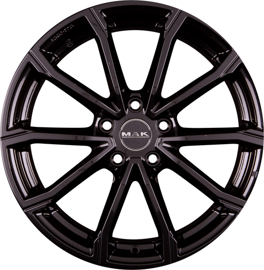 Mak Davinci Gloss Black Alufelge 7x17 Zoll ET45 LK 5x100 ML57.1