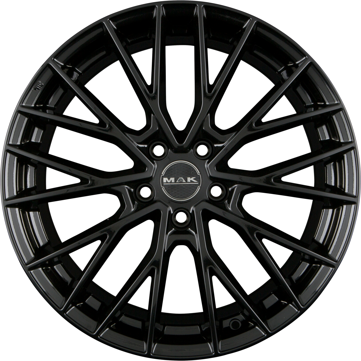 Mak Speciale Gloss Black Alufelge 10x23 Zoll ET18 LK 5x112 ML66.6