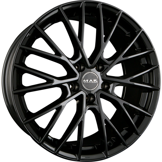 Mak Speciale Gloss Black Alufelge 10x23 Zoll ET18 LK 5x112 ML66.6 – Bild 2