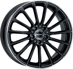 Mak Komet gloss black mirror ring Alufelge 8x19 Zoll ET48 LK 5x112 ML66.6