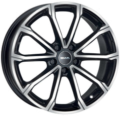 Mak DaVinci black mirror Alufelge 7x17 Zoll ET42 LK 5x108 ML65.1