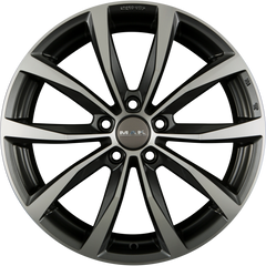 Mak Wolf Gun Metal Mirror Face Alufelge 7.5x18 Zoll ET50 LK 5x112 ML57.1