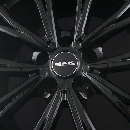 Mak Mark gloss black Alufelge 7.5x17 Zoll ET24 LK 5x112 ML66.6 – Bild 7