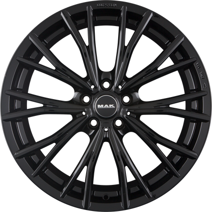 Mak Mark Gloss Black Alufelge 9x20 Zoll ET35 LK 5x120 ML72.6