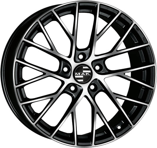 Mak Monaco black mirror Alufelge 8.5x20 Zoll ET51 LK 5x130 ML71.6