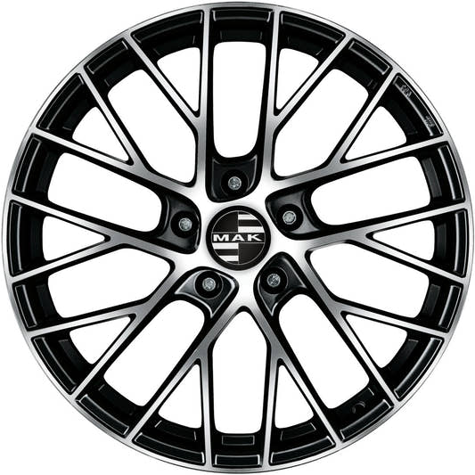 Mak Monaco black mirror Alufelge 8.5x20 Zoll ET51 LK 5x130 ML71.6 – Bild 2