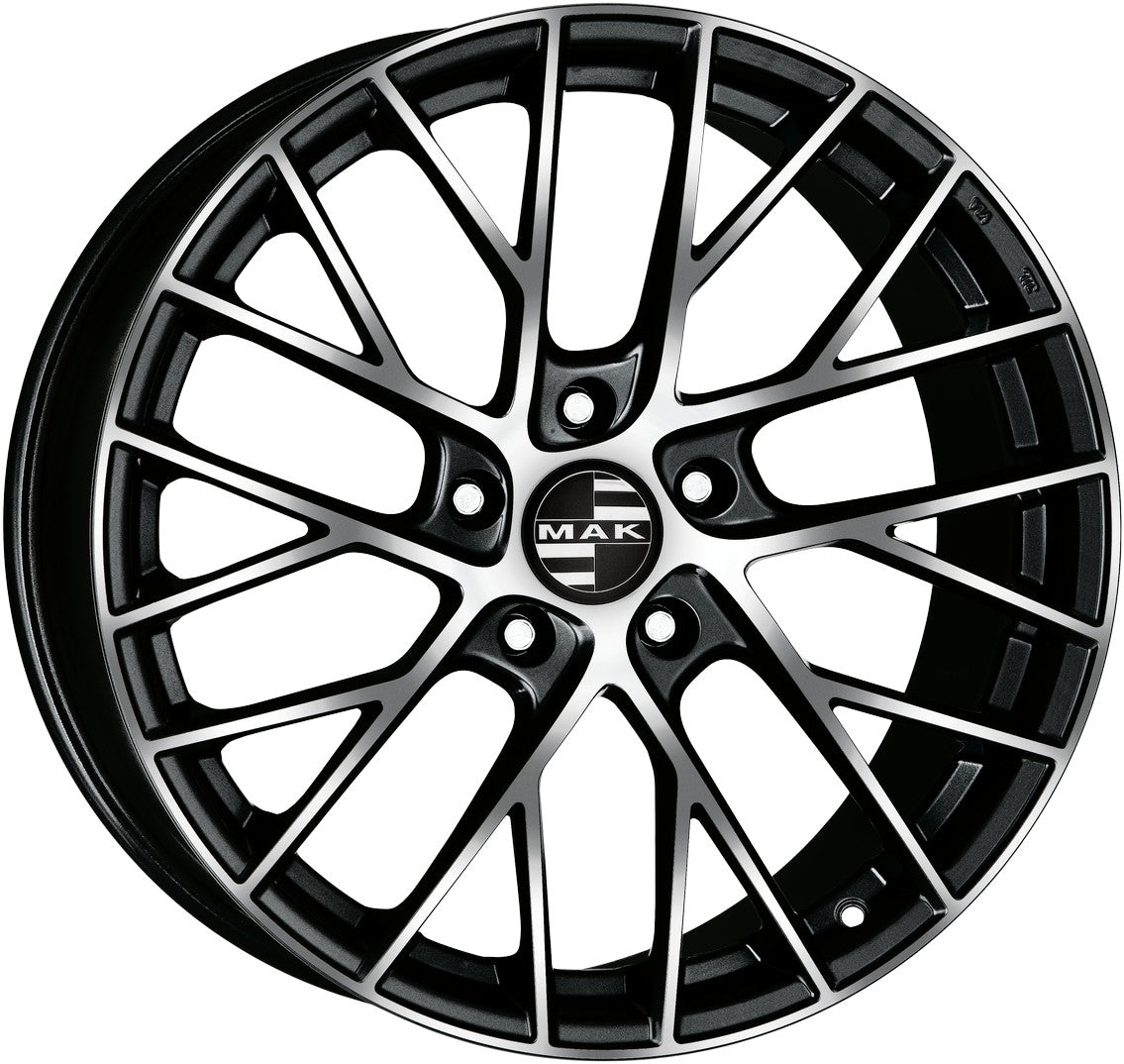 Mak Monaco black mirror Alufelge 8.5x19 Zoll ET46 LK 5x112 ML57.1