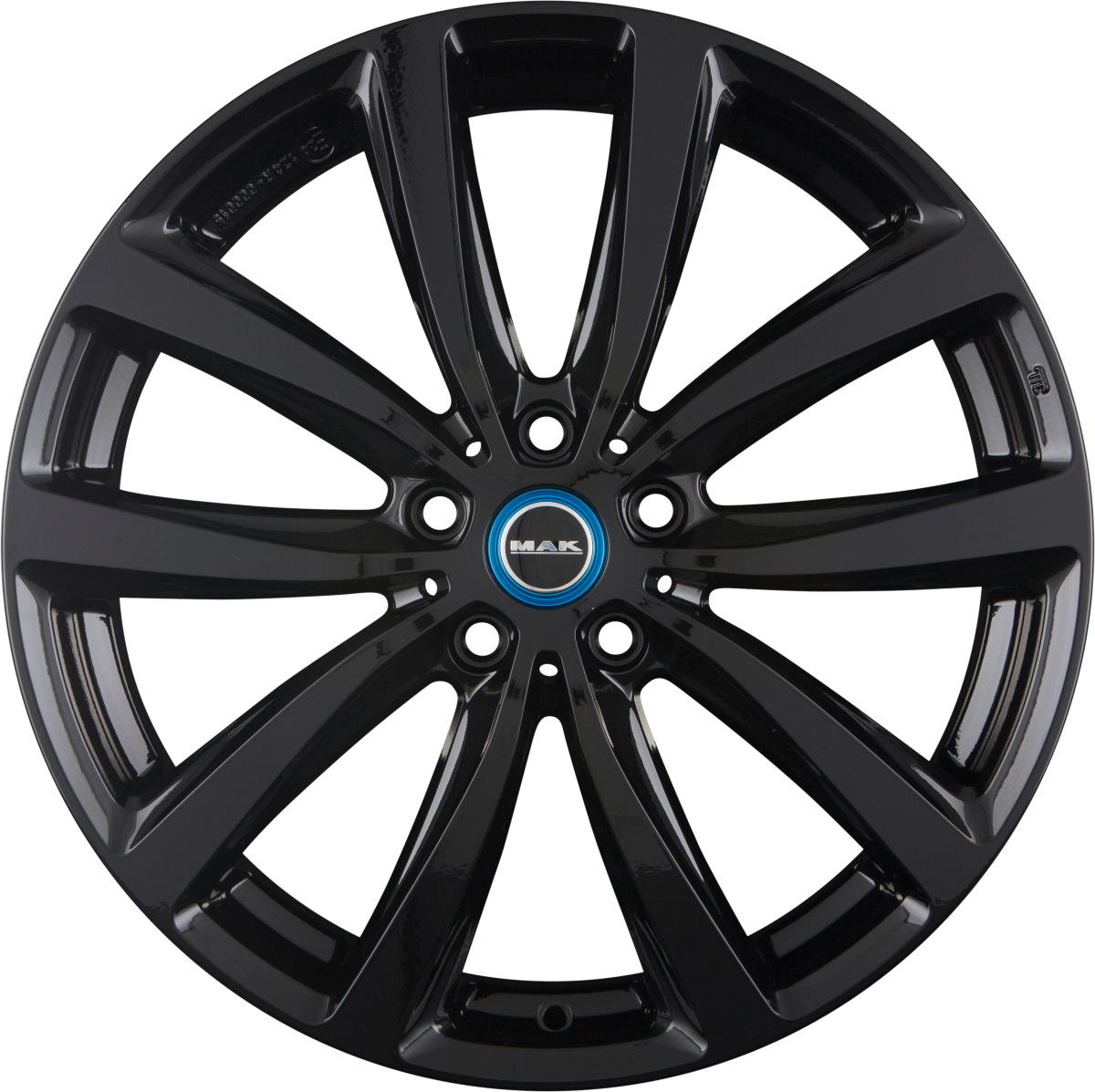Mak Watt Gloss Black Alufelge 5x19 Zoll ET28 LK 5x112 ML66.6