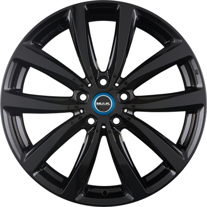 Mak Watt Gloss Black Alufelge 5x19 Zoll ET28 LK 5x112 ML66.6