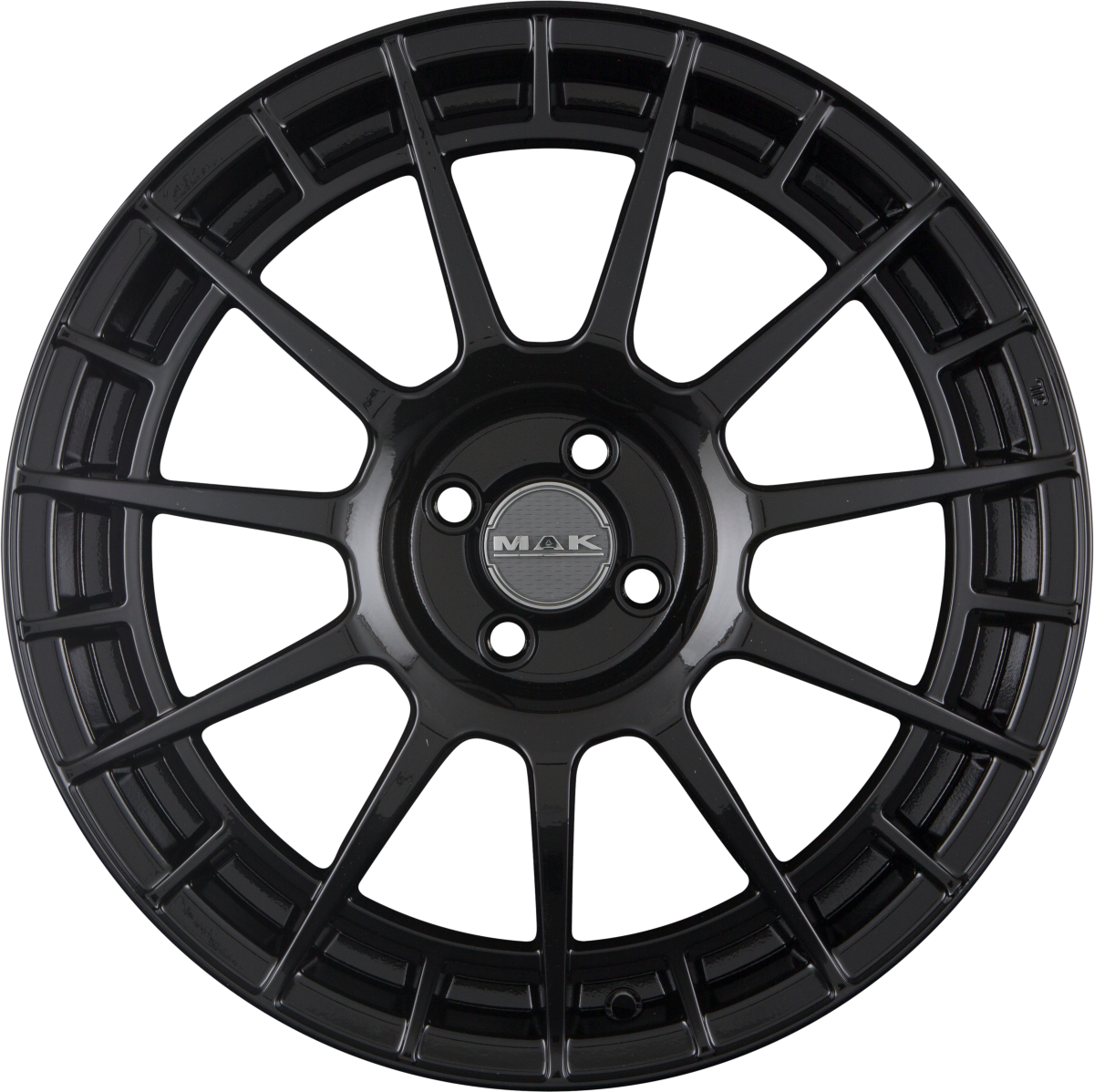 Mak NTT gloss black Alufelge 7.5x18 Zoll ET33 LK 4x98 ML58.1 – Bild 3